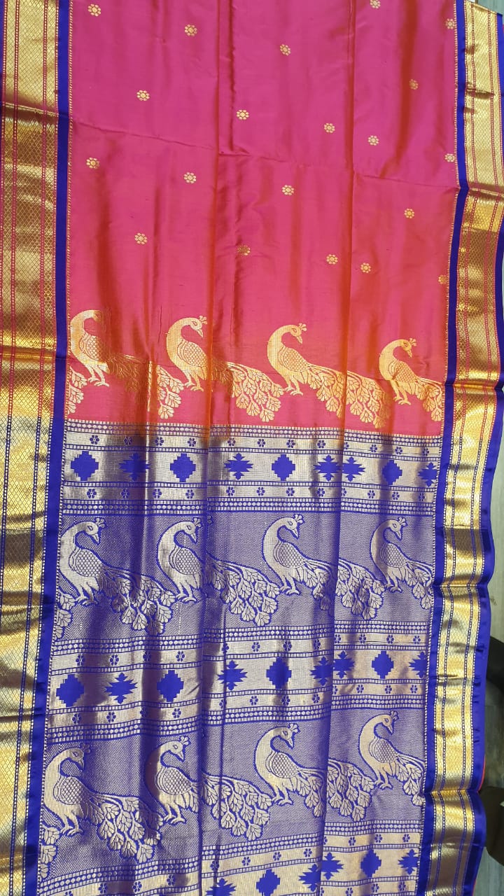 PEACOCK PAITHANI SILK