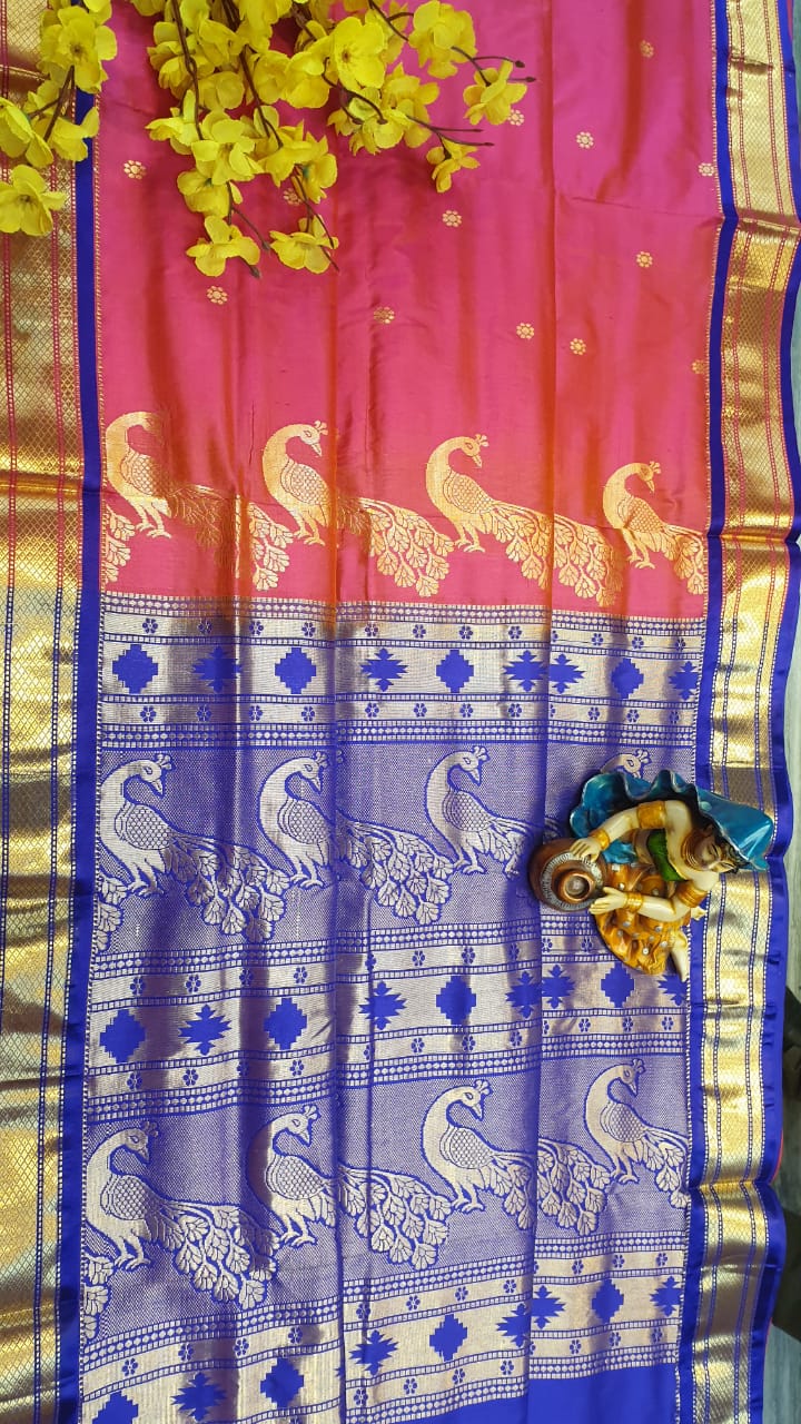 PEACOCK PAITHANI SILK